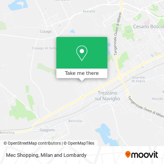 Mec Shopping map