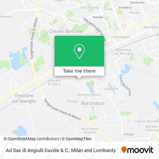 Ad Sas di Angiulli Davide & C. map