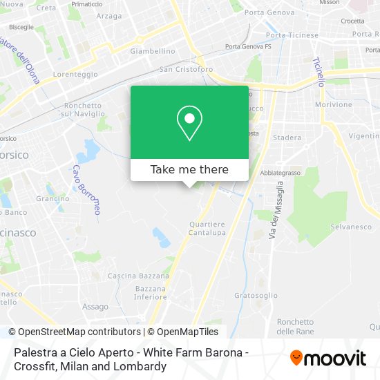 Palestra a Cielo Aperto - White Farm Barona - Crossfit map