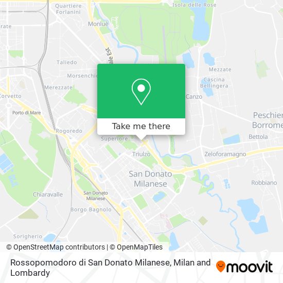 Rossopomodoro di San Donato Milanese map