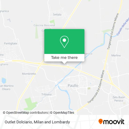 Outlet Dolciario map
