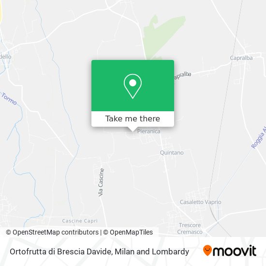 Ortofrutta di Brescia Davide map