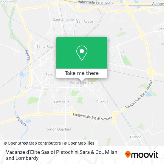Vacanze d'Elite Sas di Pistochini Sara & Co. map