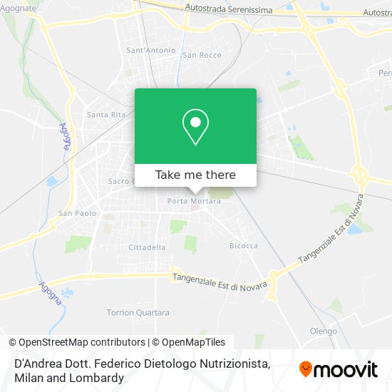 D'Andrea Dott. Federico Dietologo Nutrizionista map