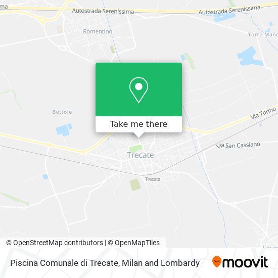 Piscina Comunale di Trecate map