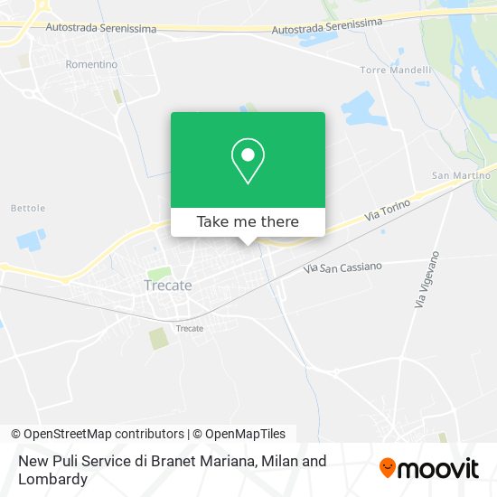 New Puli Service di Branet Mariana map