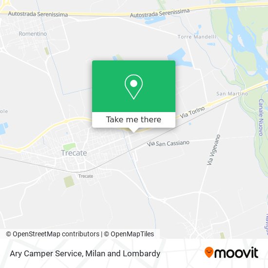 Ary Camper Service map