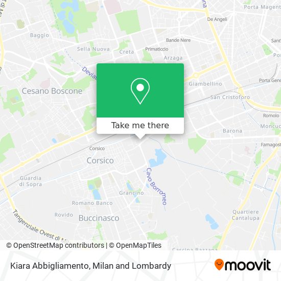 How to get to Kiara Abbigliamento in Milano by Bus, Metro, Train or Light  Rail?