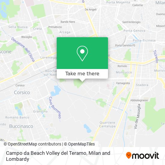 Campo da Beach Volley del Teramo map