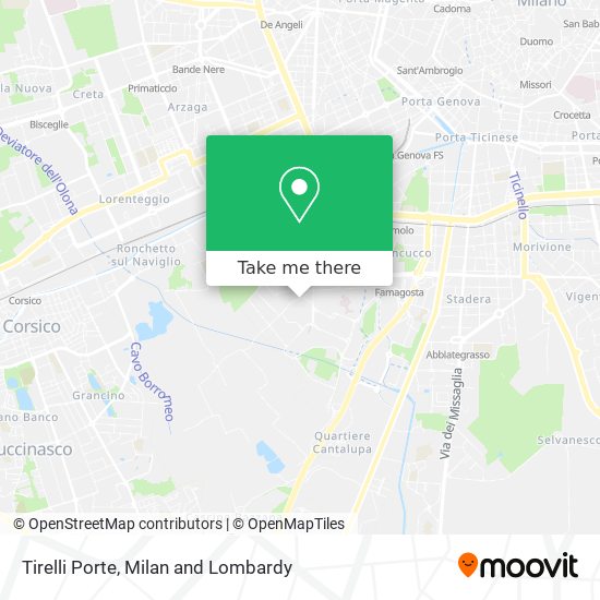 Tirelli Porte map