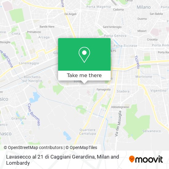 Lavasecco al 21 di Caggiani Gerardina map
