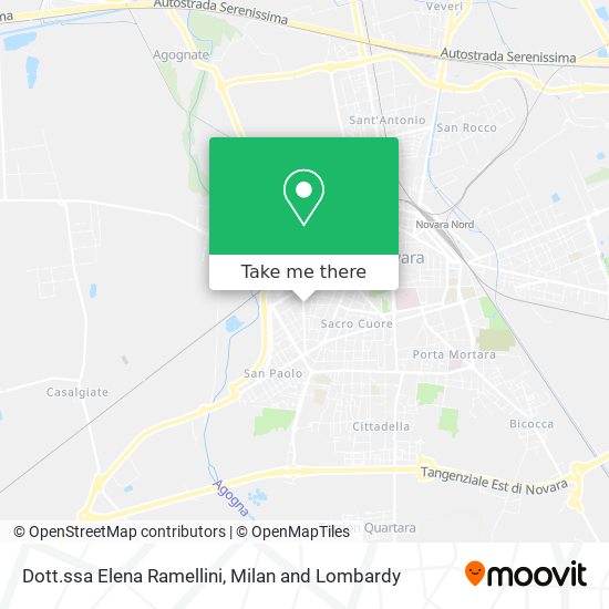 Dott.ssa Elena Ramellini map