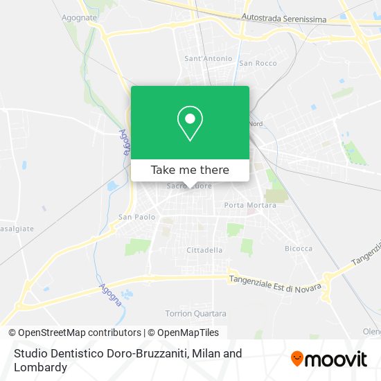 Studio Dentistico Doro-Bruzzaniti map