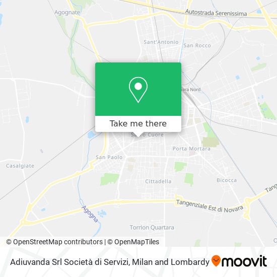 Adiuvanda Srl Società di Servizi map