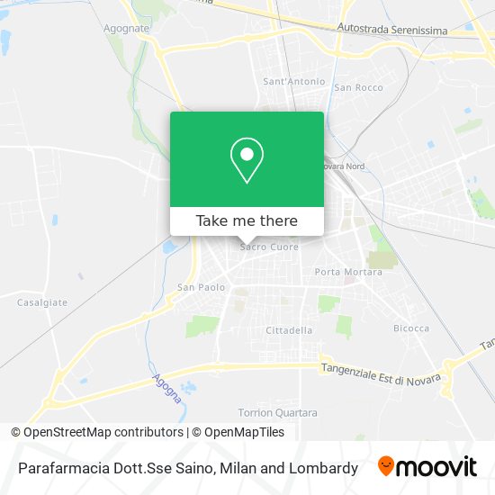Parafarmacia Dott.Sse Saino map