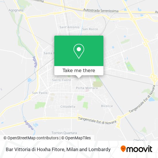 Bar Vittoria di Hoxha Fitore map