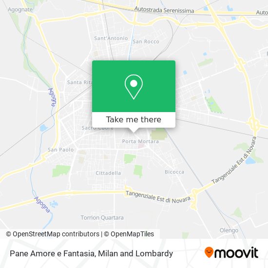 Pane Amore e Fantasia map