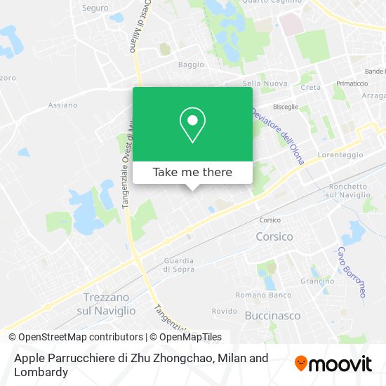 Apple Parrucchiere di Zhu Zhongchao map