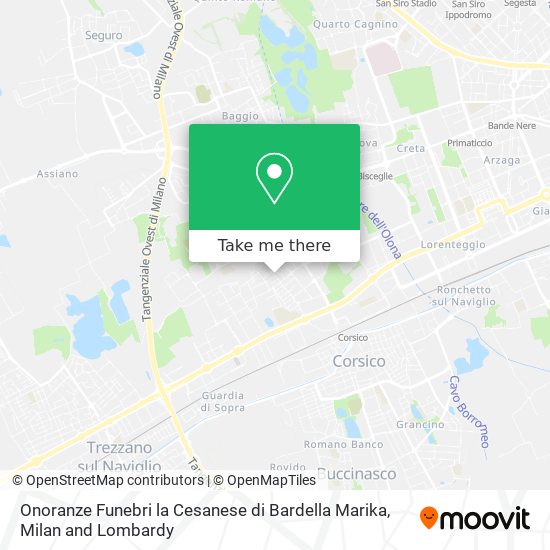 Onoranze Funebri la Cesanese di Bardella Marika map