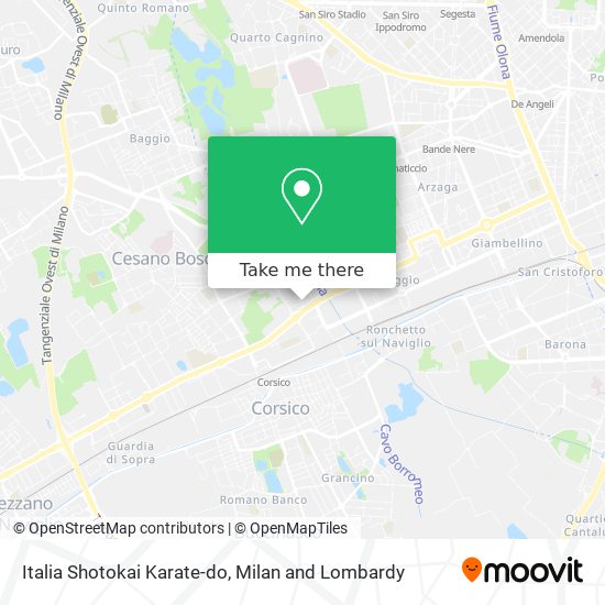 Italia Shotokai Karate-do map
