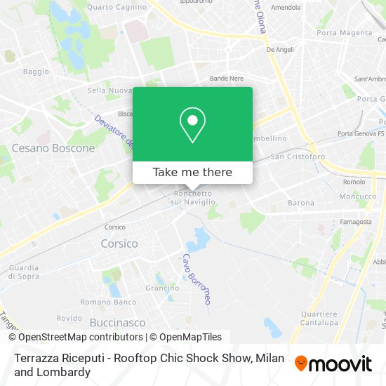 Terrazza Riceputi - Rooftop Chic Shock Show map