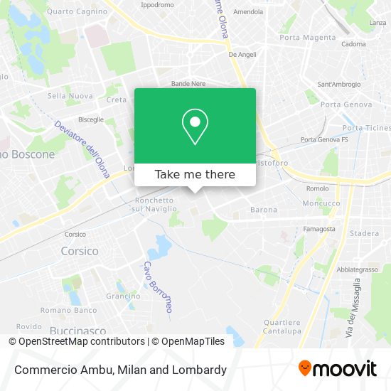 Commercio Ambu map