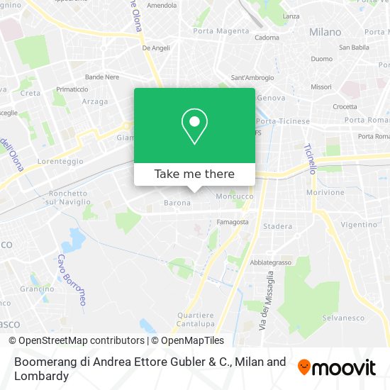 Boomerang di Andrea Ettore Gubler & C. map