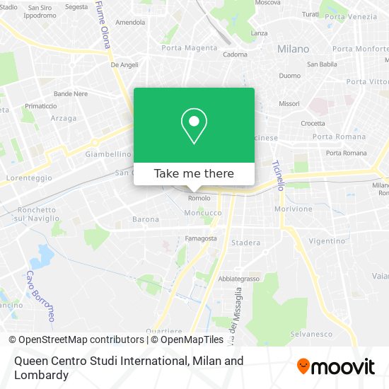 Queen Centro Studi International map