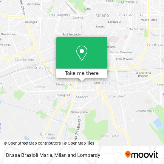 Dr.ssa Brasioli Maria map