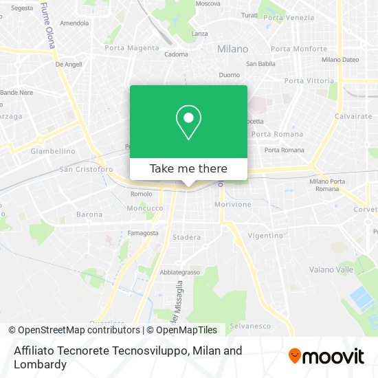 Affiliato Tecnorete Tecnosviluppo map