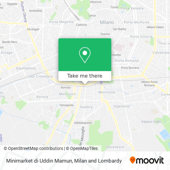 Minimarket di Uddin Mamun map