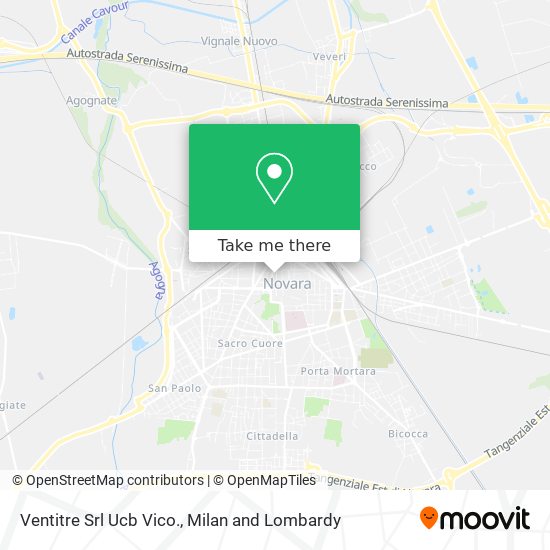 Ventitre Srl Ucb Vico. map