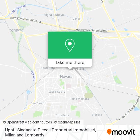 Uppi - Sindacato Piccoli Proprietari Immobiliari map