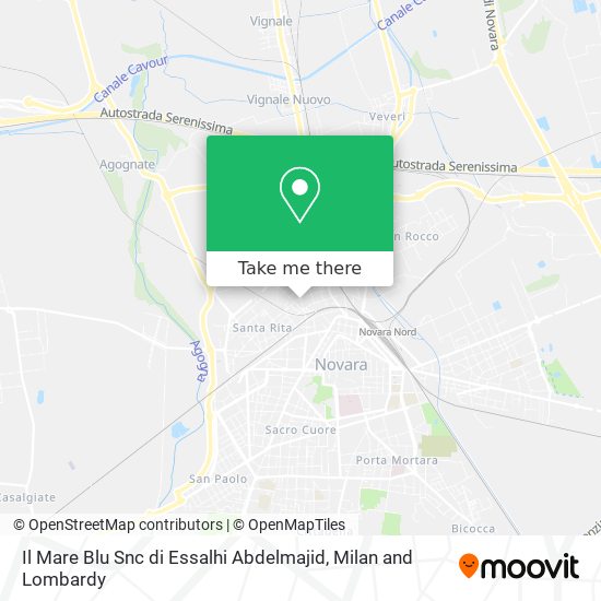 Il Mare Blu Snc di Essalhi Abdelmajid map