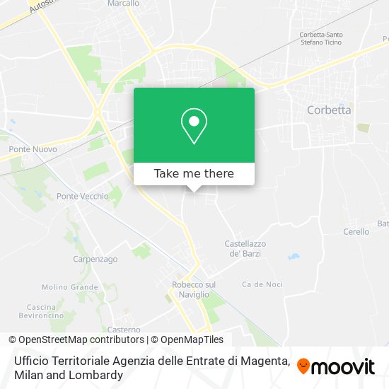Ufficio Territoriale Agenzia delle Entrate di Magenta map