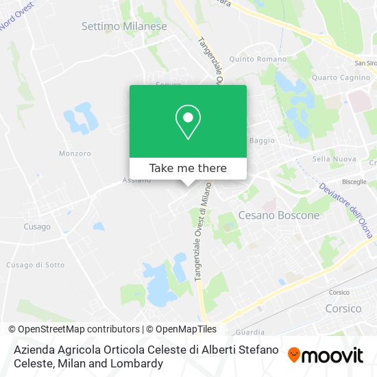 Azienda Agricola Orticola Celeste di Alberti Stefano Celeste map