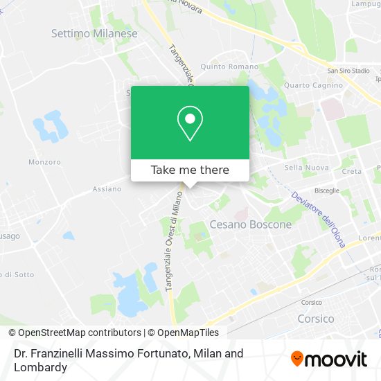 Dr. Franzinelli Massimo Fortunato map