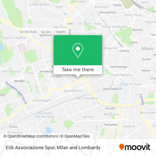 Etik Associazione Spor map