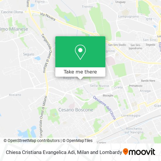 Chiesa Cristiana Evangelica Adi map