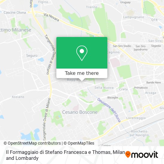Il Formaggiaio di Stefano Francesca e Thomas map