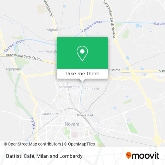 Battisti Café map