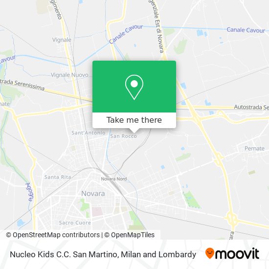 Nucleo Kids C.C. San Martino map