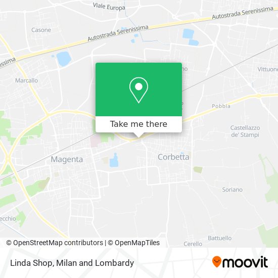 Linda Shop map