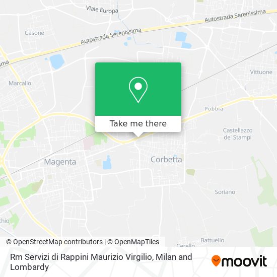 Rm Servizi di Rappini Maurizio Virgilio map