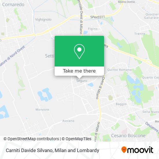 Carniti Davide Silvano map