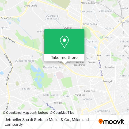 Jetmeller Snc di Stefano Meller & Co. map