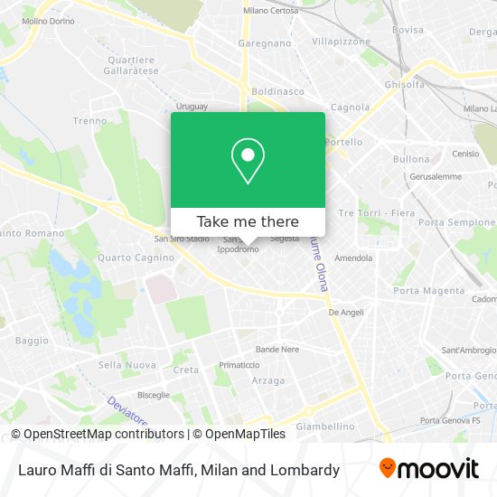 Lauro Maffi di Santo Maffi map
