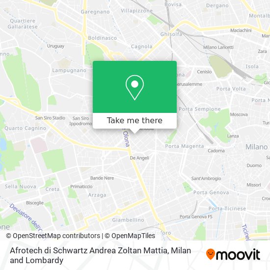 Afrotech di Schwartz Andrea Zoltan Mattia map
