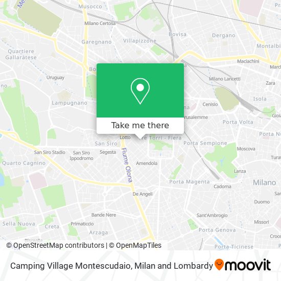 Camping Village Montescudaio map