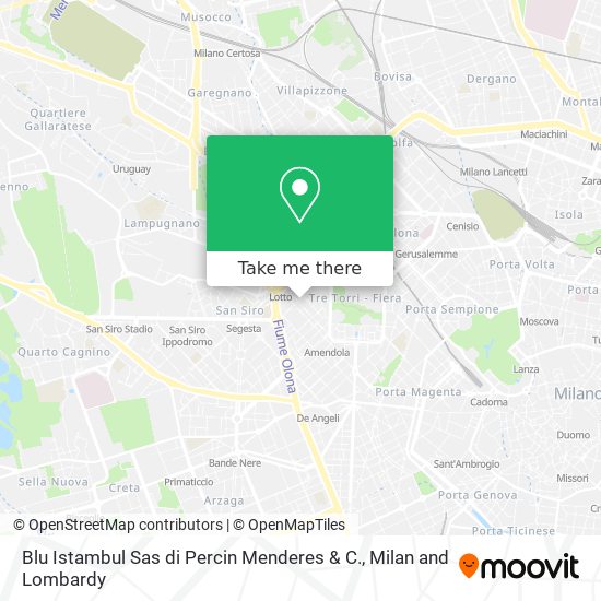 Blu Istambul Sas di Percin Menderes & C. map
